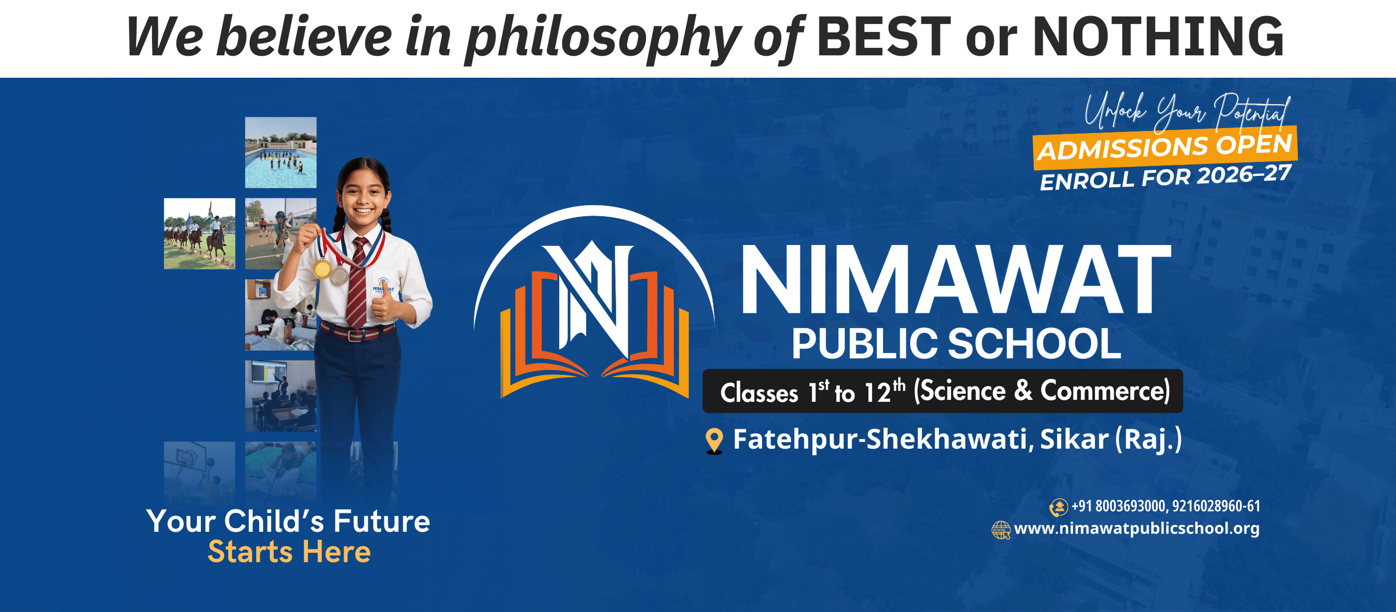 Nimawat Public School - Admission Open for 2026-27
